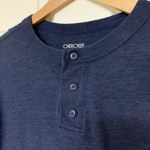 Long sleeve henley tee